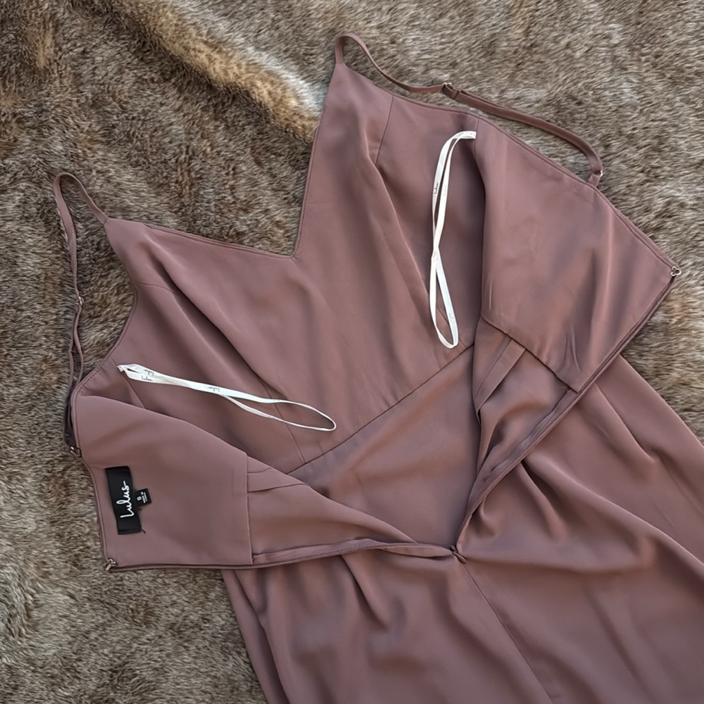 Lulus Reinette Mauve Purple Midi Dress Small - Picture 9 of 12